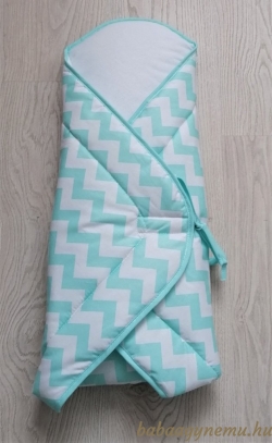 Menta chevron - Kókuszpólya képe