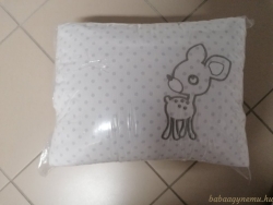 Premi szürke pöttyös-nagyszemű őzike - Pufi egyenes fejvédő termék főképe