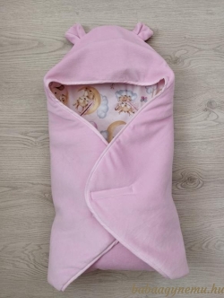 Varázslat rózsa plüssel- Babahordozó takaró képe