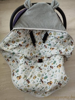 Ökopark plüssel- Babahordozó takaró képe